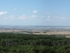 Panorama über das Thüringer Becken vom Baumkronenpfad in Thiemsburg