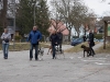Eintreffen der Hundefreunde am Parkplatz Broda gegen 11.30 Uhr