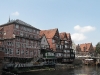 Fachwerkhäuser am Alten Hafen in Lüneburg